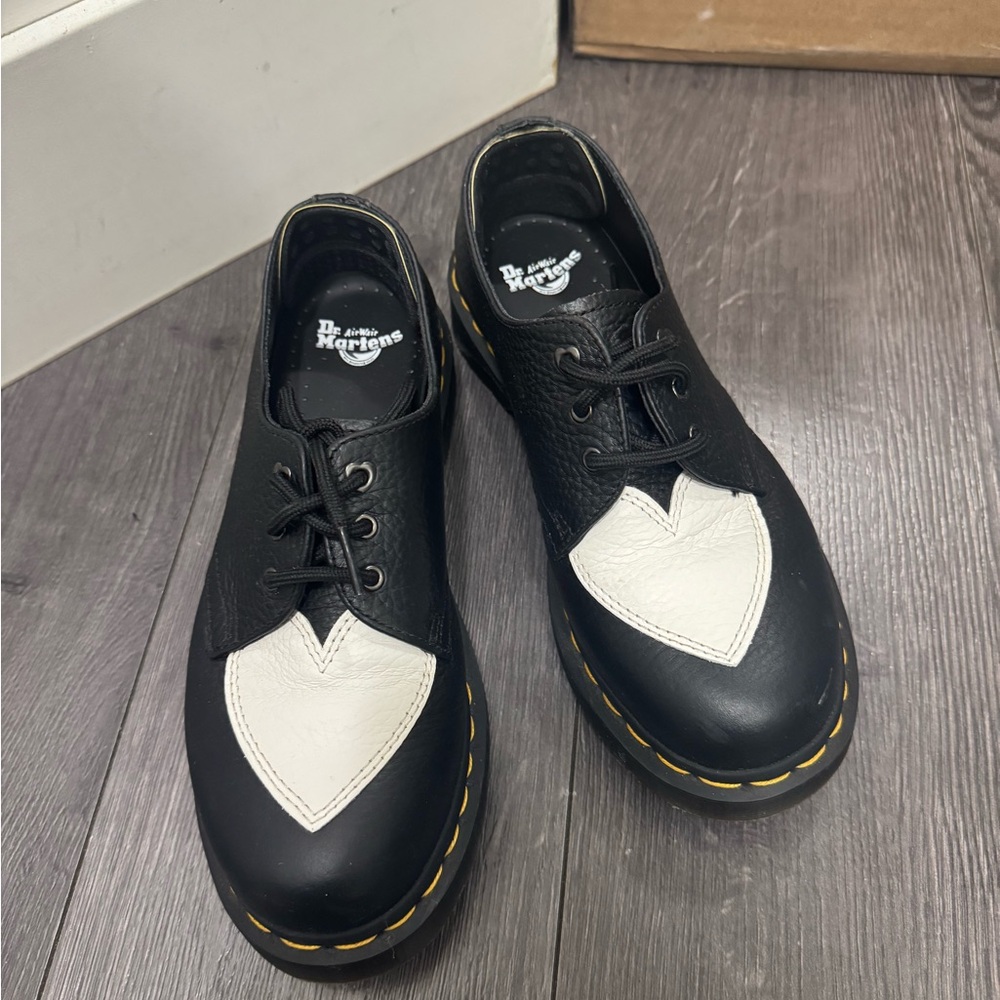 Dr. Martens Black and White Men's Shoes